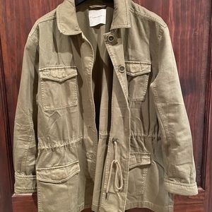 Lucky brand cargo jacket XL light camo /army green